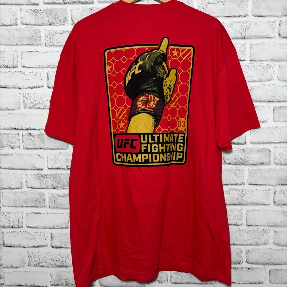 UFC Red and Yellow Championship Tee